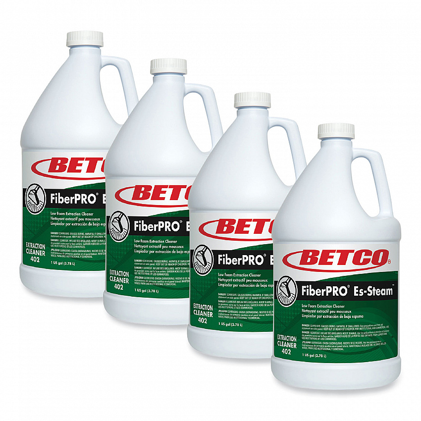 FiberPRO Es-Steam Carpet Cleaner, Country Fresh Scent, 1 gal Bottle, 4/Carton (4020400)