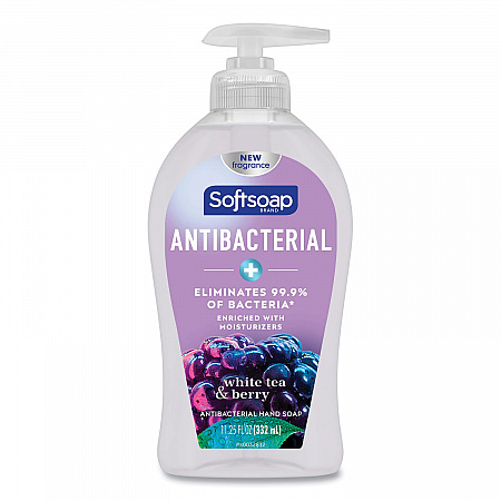 Antibacterial Hand Soap, White Tea and Berry Fusion Scent, 11.25 oz, 6/Carton (44573)