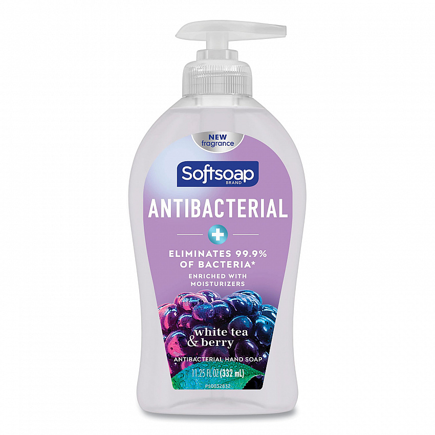 Antibacterial Hand Soap, White Tea and Berry Fusion Scent, 11.25 oz, 6/Carton (44573)