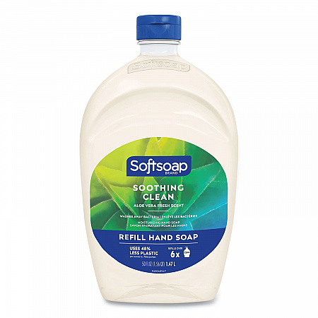 Moisturizing Hand Soap Refill with Aloe, Fresh Scent, 50 oz (61046117EA)