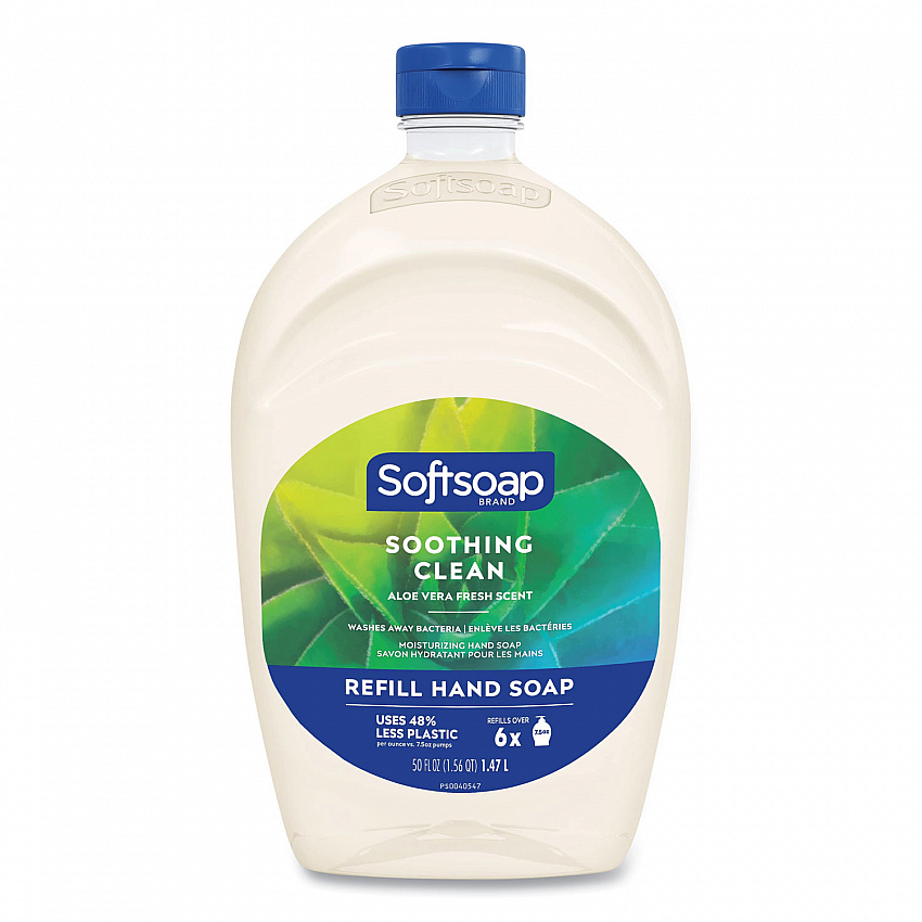 Moisturizing Hand Soap Refill with Aloe, Fresh Scent, 50 oz (61046117EA)