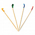 Cellophane-Frill Wood Picks, 4