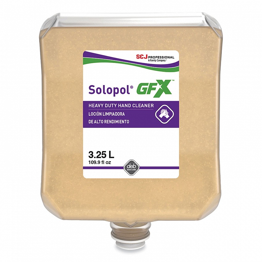 Solopol GFX Heavy Duty Hand Cleaner Refill, Citrus Scent, 3.25 L, 2/Carton (GPF3LNA)