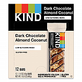 Fruit and Nut Bars, Dark Chocolate Almond and Coconut, 1.4 oz Bar, 12/Box (19987)
