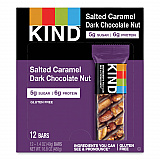 Nuts and Spices Bar, Salted Caramel and Dark Chocolate Nut, 1.4 oz Bar, 12/Pack (26961)