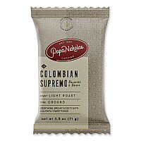 Premium Coffee, Colombian Supremo, Ground Portion Packs, 18/Carton (25182)