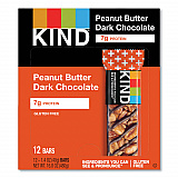 Plus Nutrition Boost Bar, Peanut Butter Dark Chocolate/Protein, 1.4 oz Bar, 12/Box (17256)