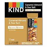 Nuts and Spices Bar, Caramel Almond and Sea Salt, 1.4 oz Bar, 12/Box (18533)