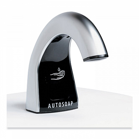 Automatic Liquid Soap Dispenser, 17 oz/54 oz, 5.25 x 8.63 x 17.68, Chrome (826)