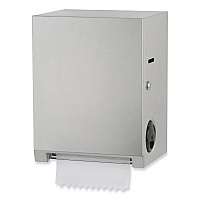 Surface-Mounted Roll Paper Towel Dispenser, 11.69 x 8.94 x 15, Satin Stainless Steel (2860)
