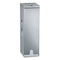 ClassicSeries Surface-Mounted Three-Roll Toilet Tissue Dispenser, 4.63 x 5 x 14.88, Satin Finish Stainless Steel (27313)