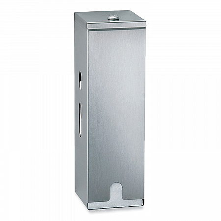 ClassicSeries Surface-Mounted Three-Roll Toilet Tissue Dispenser, 4.63 x 5 x 14.88, Satin Finish Stainless Steel (27313)