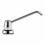 Manual Top-Fill Liquid Soap Dispenser, 6" Spout, 20 oz, 7.63 x 7.63 x 12.13, Chrome (82216)