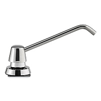Manual Top-Fill Liquid Soap Dispenser, 6" Spout, 20 oz, 7.63 x 7.63 x 12.13, Chrome (82216)