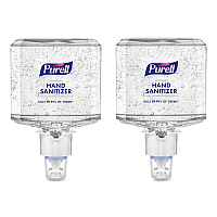 Advanced Hand Sanitizer Gel Refill, 1,200 mL, Clean Scent, For ES4 Dispensers, 2/Carton (506302)