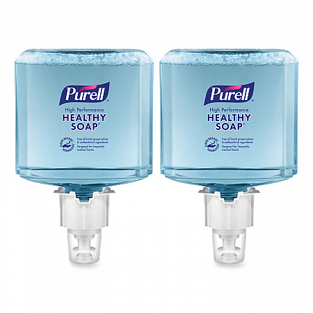 CLEAN RELEASE Technology (CRT) HEALTHY SOAP High Performance Foam Refill, For ES4 Dispensers, Fragrance-Free, 1,200 mL, 2/CT (508502)