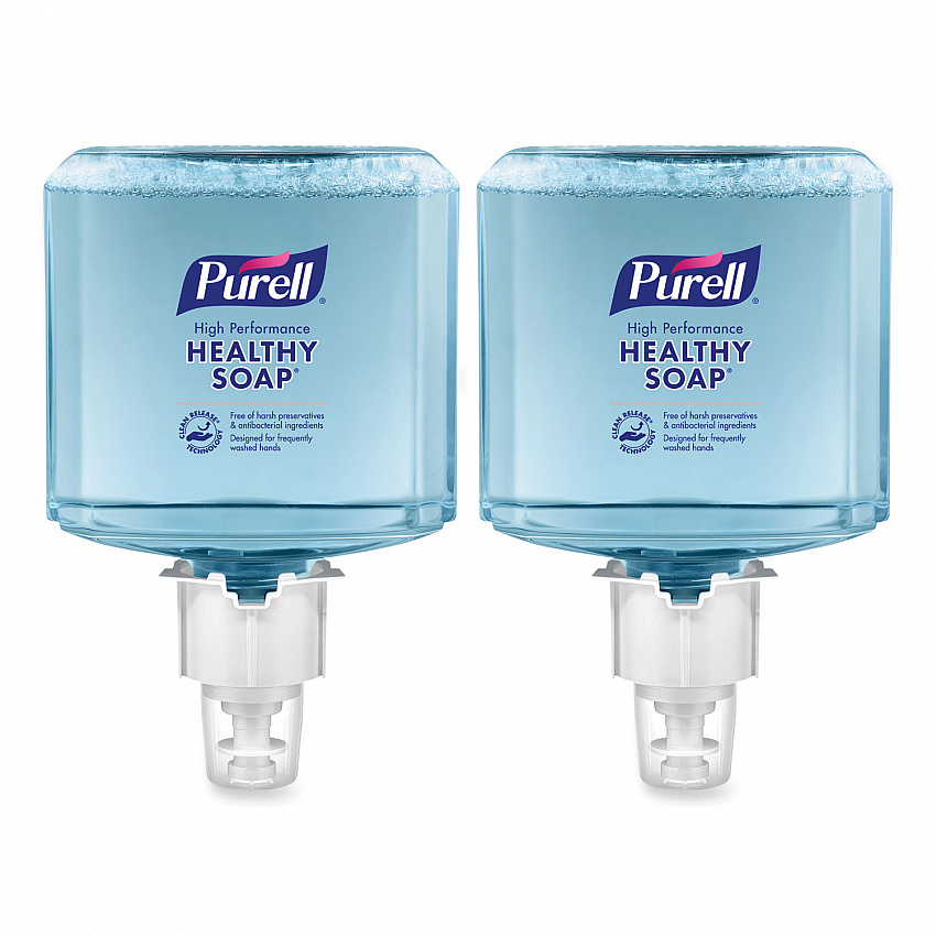 CLEAN RELEASE Technology (CRT) HEALTHY SOAP High Performance Foam Refill, For ES4 Dispensers, Fragrance-Free, 1,200 mL, 2/CT (508502)
