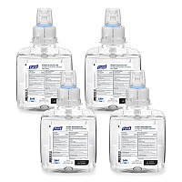 VF PLUS Hand Sanitizer Gel, 1,200 mL Refill Bottle, Fragrance-Free, For CS4 Dispensers, 4/Carton (519904CT)