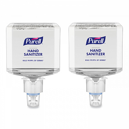 Advanced Hand Sanitizer Foam, For ES6 Dispensers, 1,200 mL Refill, Clean Scent, 2/Carton (645302)