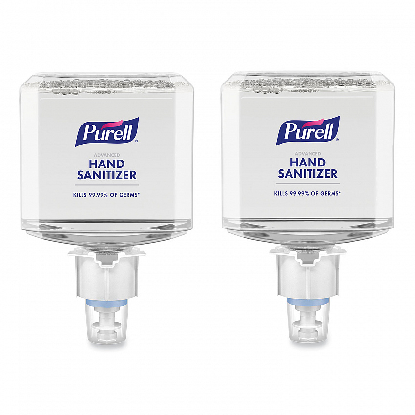 Advanced Hand Sanitizer Foam, For ES6 Dispensers, 1,200 mL Refill, Clean Scent, 2/Carton (645302)