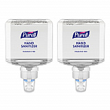 Advanced Hand Sanitizer Gentle and Free Foam, 1,200 mL Refill, Fragrance-Free, For ES8 Dispensers, 2/Carton (775102)