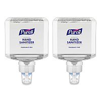 Advanced Hand Sanitizer Gentle and Free Foam, 1,200 mL Refill, Fragrance-Free, For ES8 Dispensers, 2/Carton (775102)