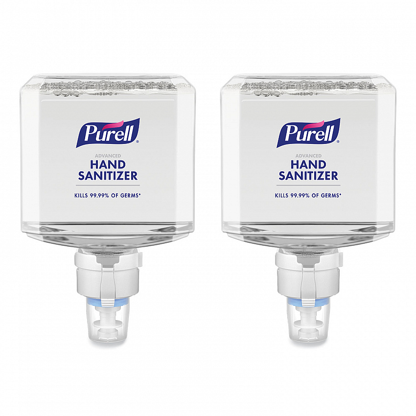 Advanced Hand Sanitizer Foam, For ES8 Dispensers, 1,200 mL Refill, Clean Scent, 2/Carton (775302)