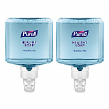 HEALTHY SOAP Gentle and Free Foam Refill, For ES8 Dispensers, Fragrance-Free, 1,200 mL, 2/Carton (777202)