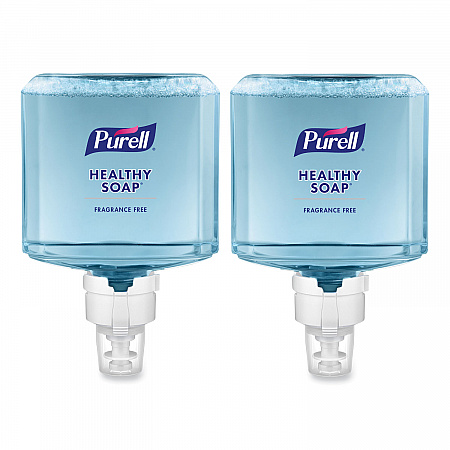 HEALTHY SOAP Gentle and Free Foam Refill, For ES8 Dispensers, Fragrance-Free, 1,200 mL, 2/Carton (777202)