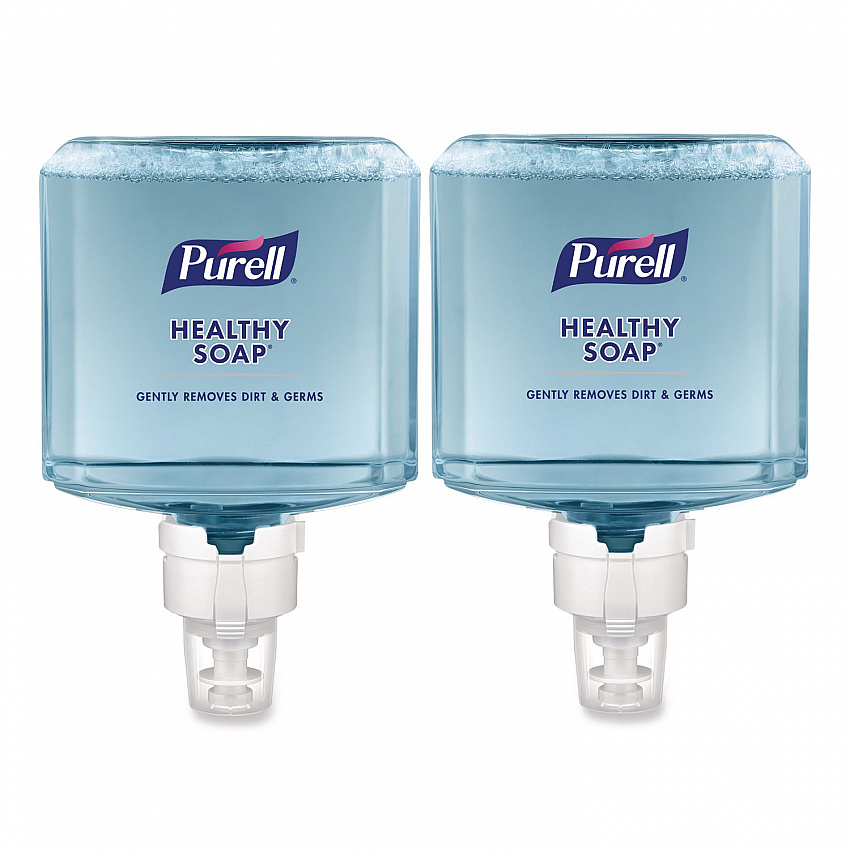 HEALTHY SOAP Foam Refill, For ES8 Dispensers, Fresh Scent, 1,200 mL, 2/Carton (777702)