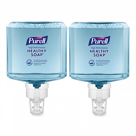 CLEAN RELEASE Technology (CRT) HEALTHY SOAP High Performance Foam Refill, For ES8 Dispensers, Fragrance-Free, 1,200 mL, 2/CT (778502)