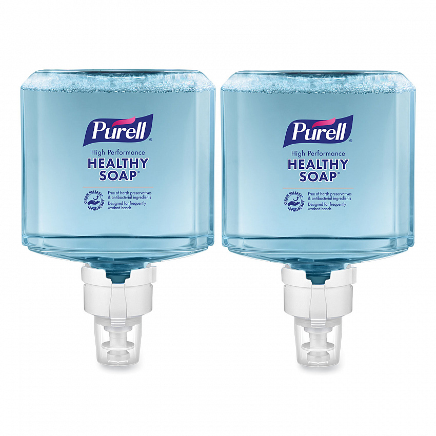CLEAN RELEASE Technology (CRT) HEALTHY SOAP High Performance Foam Refill, For ES8 Dispensers, Fragrance-Free, 1,200 mL, 2/CT (778502)