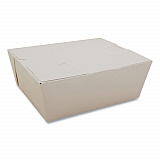 ChampPak Carryout Boxes, 6 x 4.75 x 2.5, White, Paper, 300/Carton (0748)