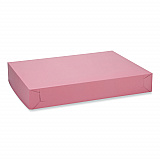 White Two-Piece Non-Window Bakery Boxes, 26 x 18.5 x 4, White, Paper, 50/Carton (0898)