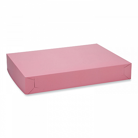 White Two-Piece Non-Window Bakery Boxes, 26 x 18.5 x 4, White, Paper, 50/Carton (0898)