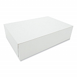 Clay-Coated Donut Boxes, 13 x 9 x 3.75, White, Paper, 200/Carton (1016)