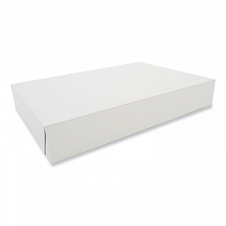Clay-Coated Donut Boxes, 16 x 11.5 x 2.5, White, Paper, 100/Carton (1024)