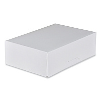 Donut Boxes, 9.56 x 6.68 x 3, White, Paper, 250/Carton (1201)