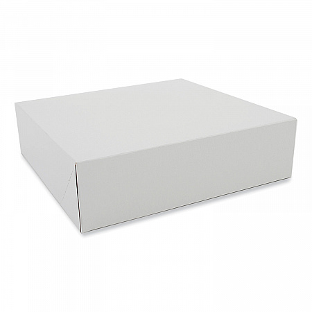 Clay-Coated Donut Boxes, 9 x 9 x 2.5, White, Paper, 150/Carton (1204)
