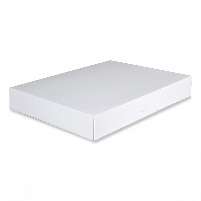 Donut Boxes, 15 x 11.5 x 2.25, White, Paper, 100/Carton (1239)