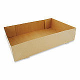 Kraft Donut Trays, 13.5 x 9 x 3, Brown, Paper, 250/Carton (1250)