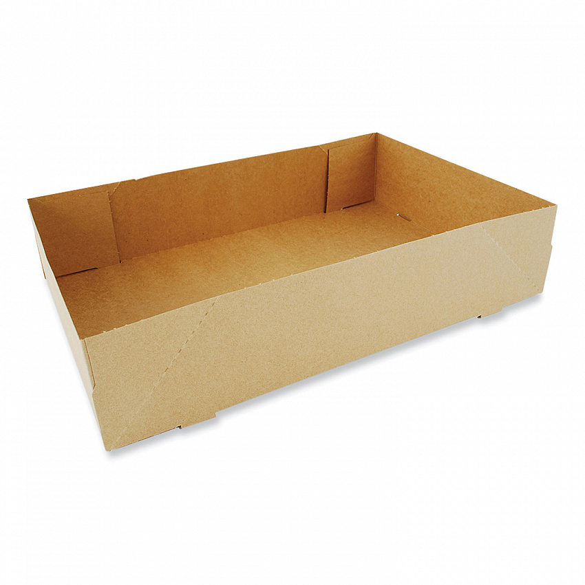 Kraft Donut Trays, 13.5 x 9 x 3, Brown, Paper, 250/Carton (1250)