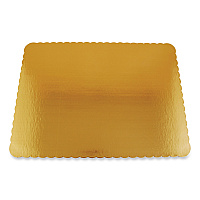 Gold Cake Pads, 25.5 x 17.5, Gold, Paper, 50/Carton (1655)