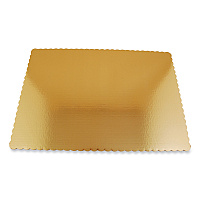 Gold Cake Pads, 25.5 x 17.5, Gold, Paper, 25/Carton (1670)