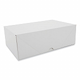 Two-Piece Sausage and Meat Patty Boxes, 12.12 x 7.87 x 4, White, Paper, 125/Carton (1713)