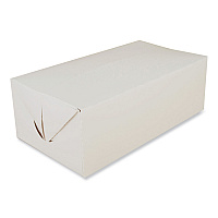 Carryout Boxes, 9 x 5 x 3, White, Paper, 400/Carton (2730)