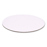 Mottled White Cake Circles, 10" Diameter, White, Paper, 100/Carton (11317)