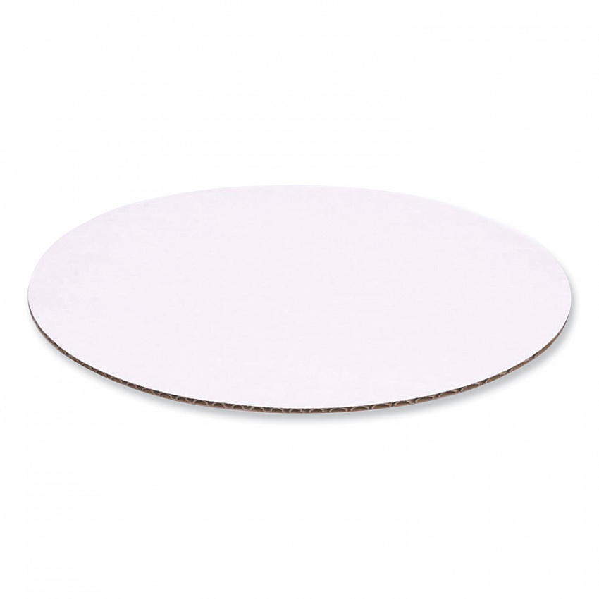 Mottled White Cake Circles, 10" Diameter, White, Paper, 100/Carton (11317)