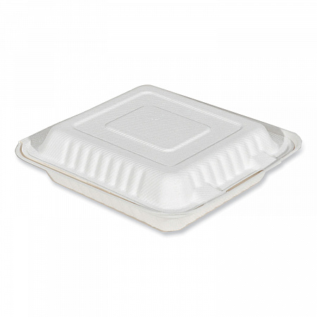 ChampWare Molded-Fiber Clamshell Containers, 8
