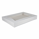 Bakery Boxes, 26.5 x 18.62 x 3.25, White, Paper, 50/Carton (24253)